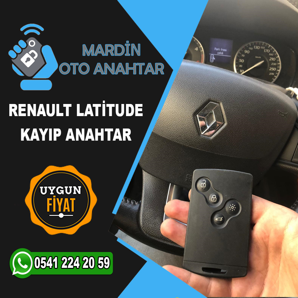 Renault Latitude Kartlı Anahtar yapımıe